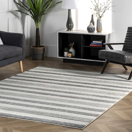 Nuloom Striped Kelsi Area Rug 4ft x 6ft RZPL03A-406